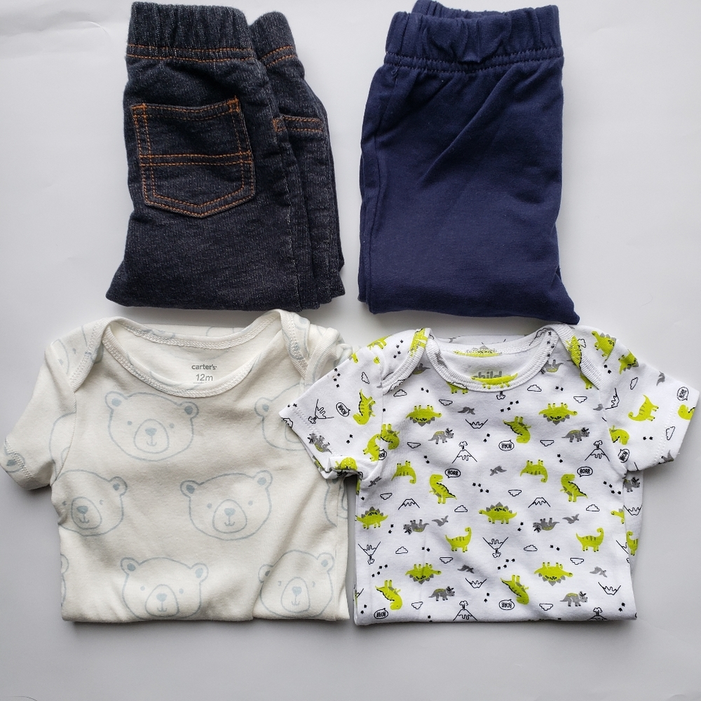 Baby boy's 4 piece 6-12 month/ 12 month bundle